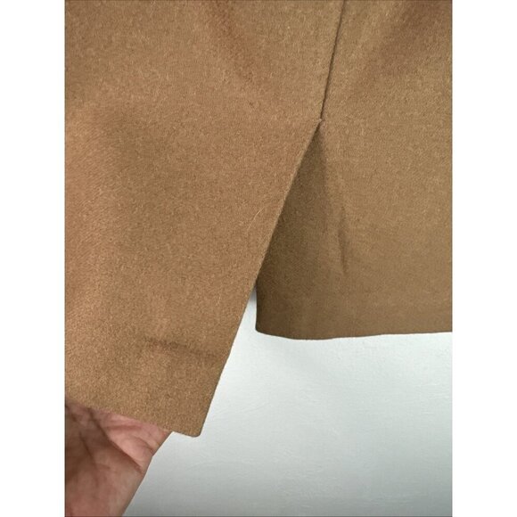 J.Crew Women's 6 The Pencil Skirt Camel Tan Wool Bld 21 in. EUC - Picture 4 of 10